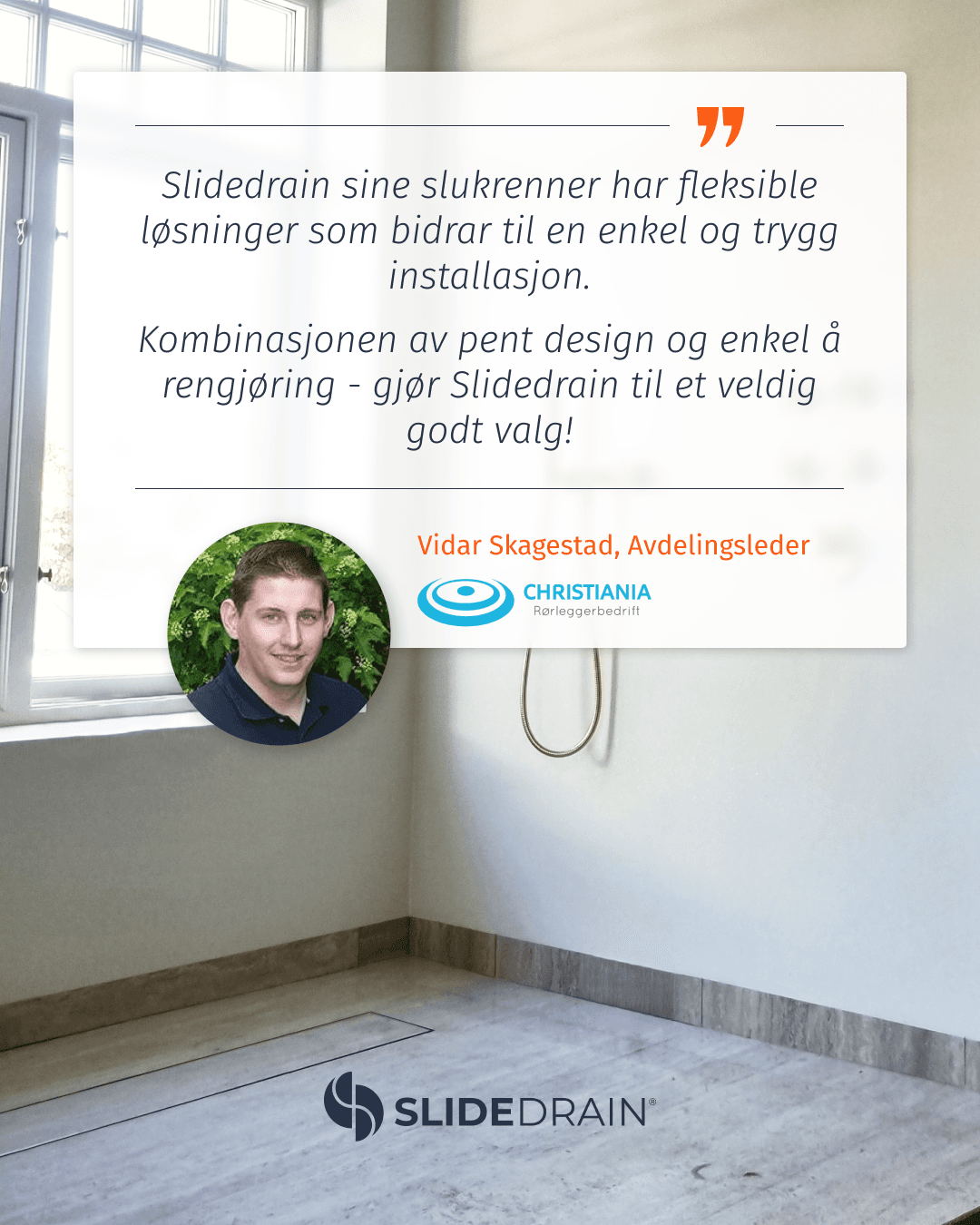 Vidar Skagestad, Avdelingsleder, Christiania