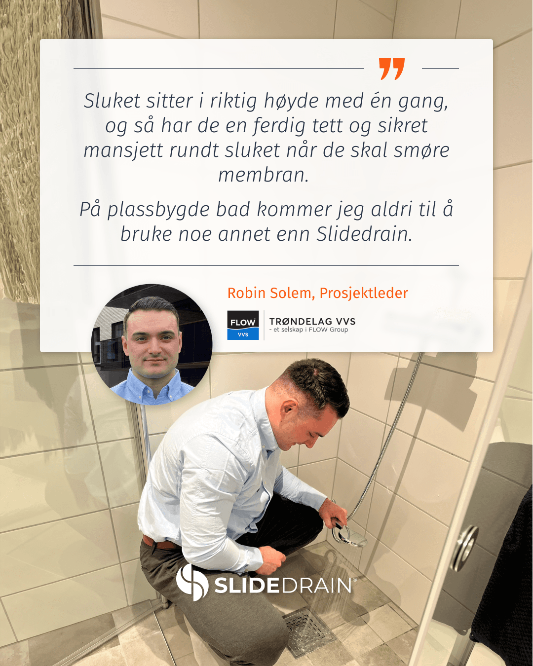 Robin Solem, Prosjektleder, Trøndelag VVS