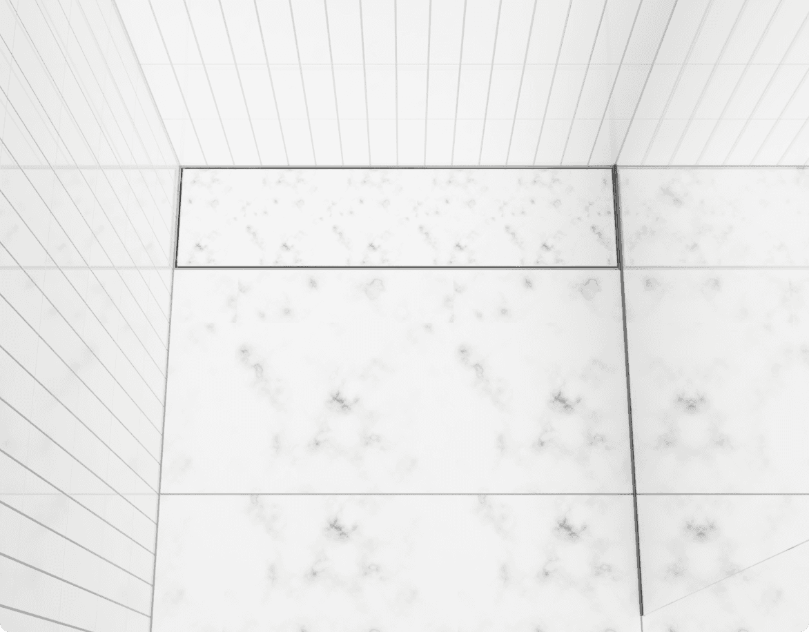 Slukrenne med Tile Insert installert