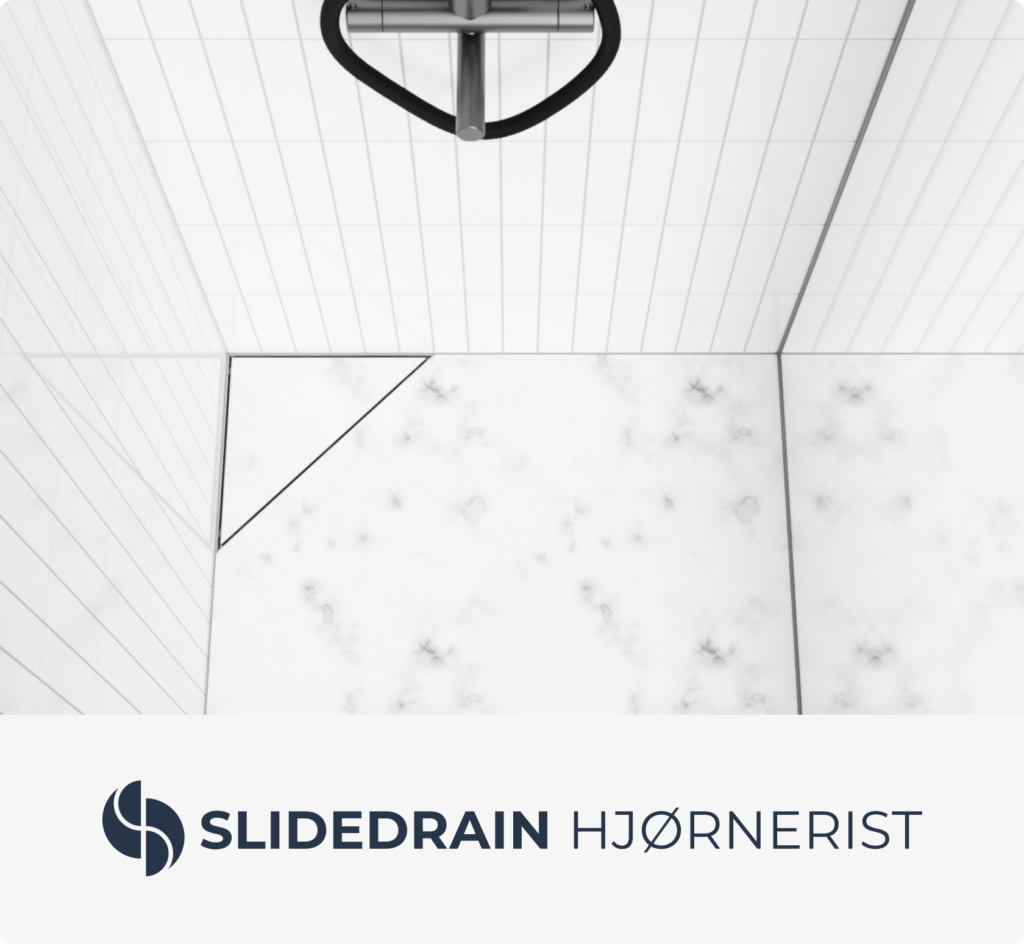 Slidedrain hjørnerist hjørnesluk